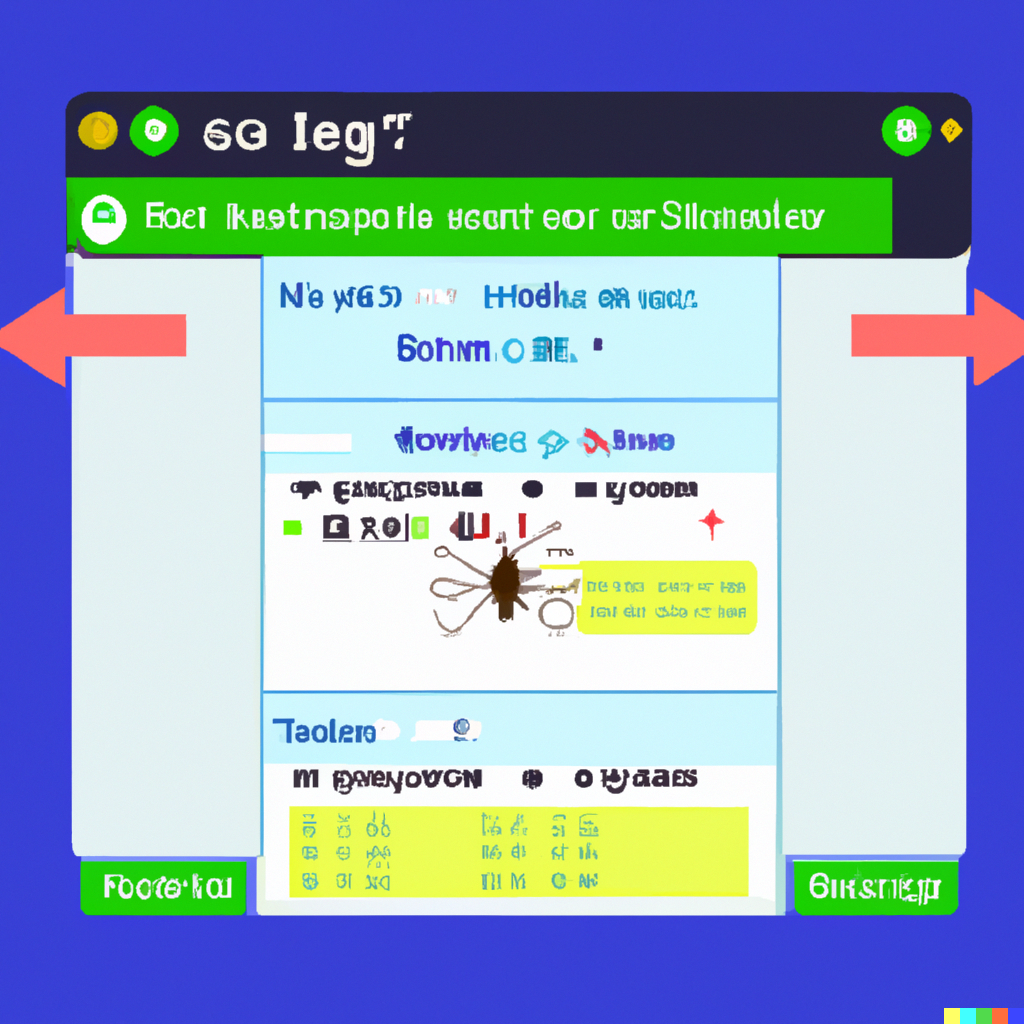 DALL-E rendering of the ui of a monitoring system that points to the exact location in a codebase where a bug is