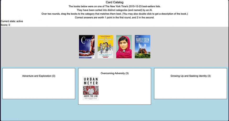 Dragging and Dropping the Game